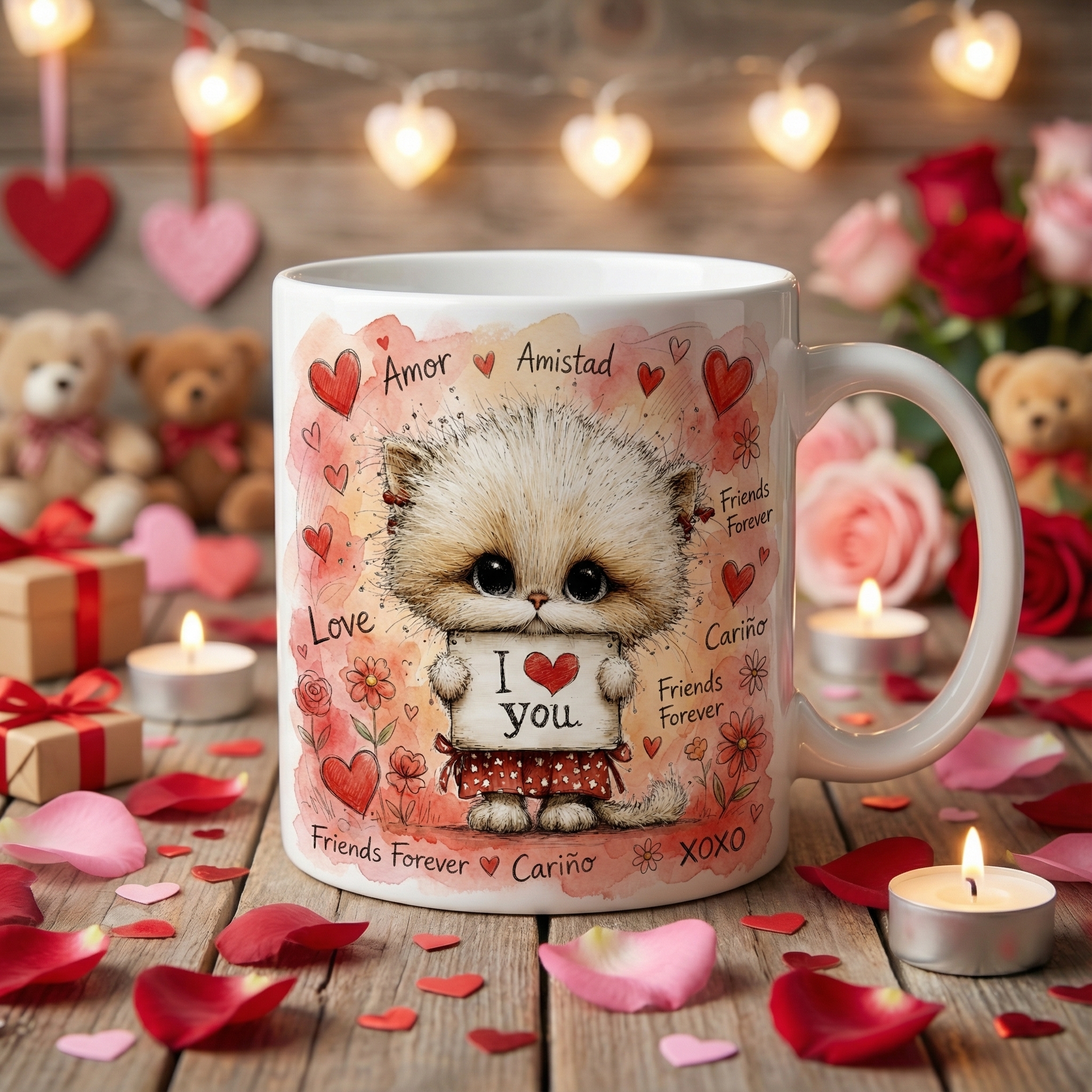 gato taza san valentin 1